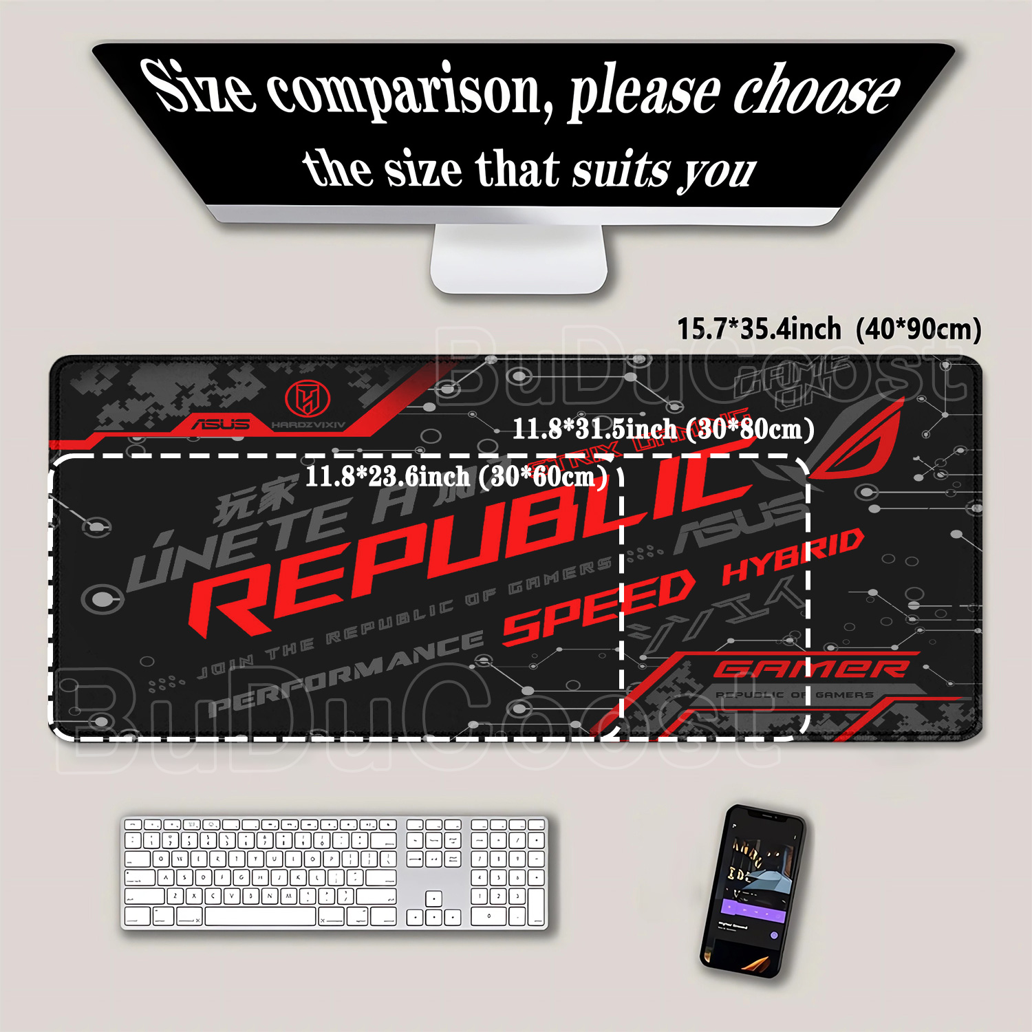 Коврик для мыши XXL с HD-печат – обзор и цена Gaming Accessories Asus